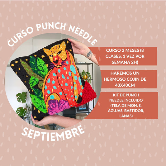 Curso de Punch Needle • Septiembre